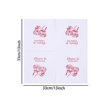 20/40/60 Pcs,Red Cheers To Forever Wedding Napkins,2-Ply Elegant White Disposable Paper Servietees With Bow & Cocktail Glass Design,Bridal Shower,Engagement, Bachelorette Party Decorations,13 Inch*13 Inch - View 7