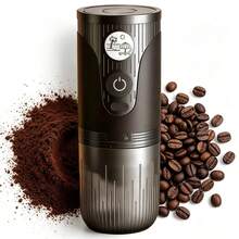 SHENDAI Electric Coffee Grinder, Ceramic Conical Grinding Disc, Adjustable Thickness, One Click Control, Mixing Grinder, Portable Coffee Grinder, USB Charging, Coffee Utensils, Suitable For Travel, Camping, Office And Home Use - Multicolor - View 2