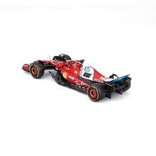 Burago 1/43 2025 Ferrari Racing Car With Helmet, Leclerc #16 - SF25 #16 Lec Lerc - View 6