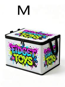 Foldable Multi-Functional Clothing Storage Box (Urban Street Graffiti Style) With Handle, Suitable For Home Closet Organization, Applicable For Travel, Moving, Camping And Underbed Storage - Multicolor - View 7
