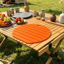 Multifunctional Silicone Folding Cutting Board, Thickened Double-Sided Use, Portable Outdoor Chopping Board, Also Can Be Used As Heat-Resistant Mat And Clay Pot Placemat - Multicolor - View 4