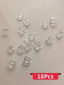 9/18/27/36pcs Cable Clips, Self-Adhesive Wire Management Clips, Wall-Mounted Cable Holders, Suitable For LED Light Strips, Christmas Lights, String Lights, TV, Computer Ethernet Cables - View 9