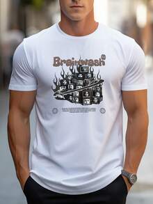 Men T-Shirts - 白色 - 查看 2