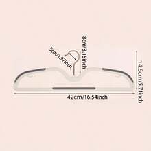 10pcs/5pcs Home Short Neck Hangers, Space-Saving, Non-Slip, No Mark, Reduced Neck, Suitable For Dresses, T-Shirts, Shirts, Coats, Pants, New Design, Short Style, Anti-Shoulder Angle, Suitable For Suits, Dresses And More - Multicolor - View 8