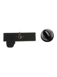 1pc Retro Pixel Click Button Enamel Pin, Computer Cursor Badge With "FaSHioN" Text, Fashion Accessory For Clothes And Backpacks, Gift For Friends - Black and White - View 9