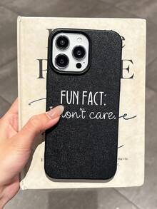 Custodia per telefono elegante e minimalista con stampa di slogan - Multicolore - Visualizzare 5