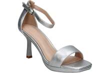 Women Heeled Sandals - 銀色 - 查看 2