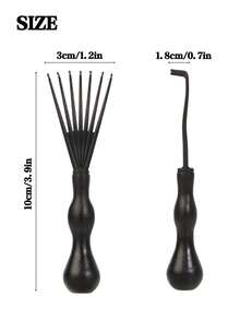 1pc Long Handle Scalp Applicator Comb, Scalp Massager, Transparent Hair Oil Dispensing Comb, Roller Ball Hair Root Liquid Applicator, Essence, Nourishing Liquid, Essential Oil Applicator Comb - Precisely Deliver Liquid Or Oil To Hair Roots - Comb - View 15