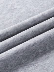 聖誕客製化－可客製化圓領運動衫－可添加您最喜愛的照片、朋友與女孩主題－運動風 - 淺灰色 - 查看 5