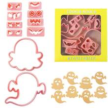 6/8/10 Pcs Halloween Cookie Cutters - Pumpkin, Ghosts, Gothic Skull Shaped Cookie Molds For Mexican Day Of The Dead, Day Of The Dead, Halloween Party Decoration - Multicolor - View 18