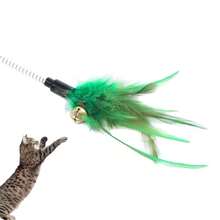 Cat Toy Set, Artificial Feathers, Indoor Cat Toys, Cat Feather Toy With Suction Cup Base, Relieve Boredom - View 8