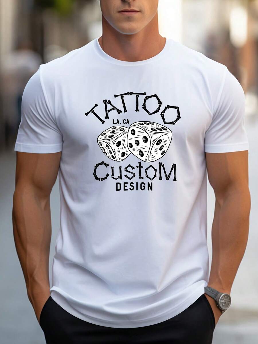 Men T-Shirts - 白色 - 查看 1
