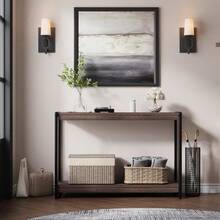 Sofa & Console Tables - Brown - View 3