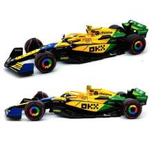 1/43  F1 鍍鉻飾面，創意桌面裝飾禮品，適合 3 歲及以上 - 彩色 - 查看 3