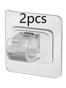 2pcs/4pcs/8pcs Curtain Rod Adhesive Fixer, No-Drill Hook, Multiple Color Options - Curtain Rod Brackets - View 15