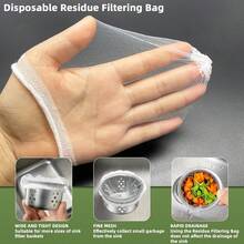 Disposable Kitchen Sink Strainer, Vegetable Washing Basin Drain Filter, Dishwashing Sink Food Waste Drain Mesh - Multiple Styles - View 2