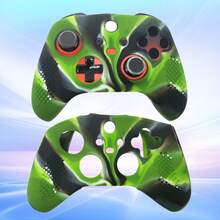 Compatible With XBOX Series S/ X, 1pc Camouflage Pattern Protective Cover, Dust-Proof, Sweat-Proof, Scratch-Resistant, Enhanced Gaming Grip - View 10