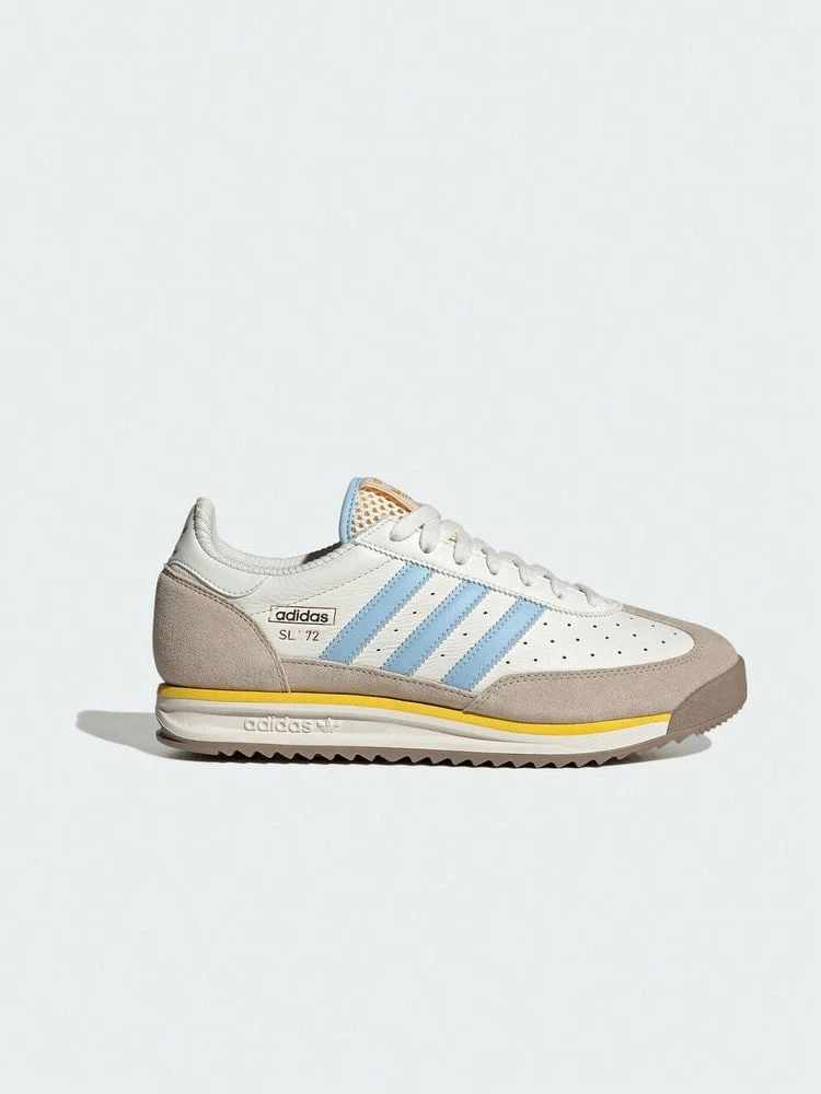 Adidas Originals Unisex SL 72 RS Casual Low-Top Sneakers KJ1671 - Light Grey - View 1