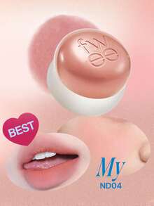 Fwee Lip & Cheek Soft Matte Pudding Jar ND04 My, Apricot Mist, Dusty Pink, Airy Mousse Texture, Cashmere Soft Matte Effect, Watercolor Blending, Seamless Application, Korean Makeup, Korean Cosmetics, 5g/0.17oz - ND04 My - View 3