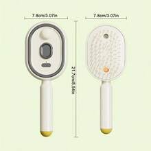 ICEWLESS Multifunctional Nano Mist Hair Brush, Portable Scalp Massager & Styling Comb, Creates Smooth Shiny Hair, Hydrating Hair Care Tool, Suitable For Daily Use, Easy To Clean, For Women, 300mAh - Multicolor - View 9