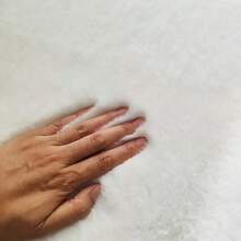 1pc White Long Fur Cloud Rug, Kitchen Carpet, Kitchen Rug, Door Mat, Small Rug, Carpet, Runner Rug, Floor Mat, Home Decor, Area Rug, Outdoor Mat, Home Decor, Area Carpet, Bedroom Carpet, Washable Carpet - White - View 3