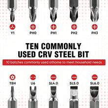 12-In-1 Professional Magnetic Ratchet Screwdriver, Multi-Function Precision Screwdriver Set Tool All-In-One, Portable Multi-Purpose Screwdriver, Hidden Storage Compartment Design, Includes Flat/Hex/Torx/Square Bits, Compact Storage And Easy To Organize, Effectively Saves Storage Space, Suitable For Car And Home Repair - Ratchet Screwdriver - View 8