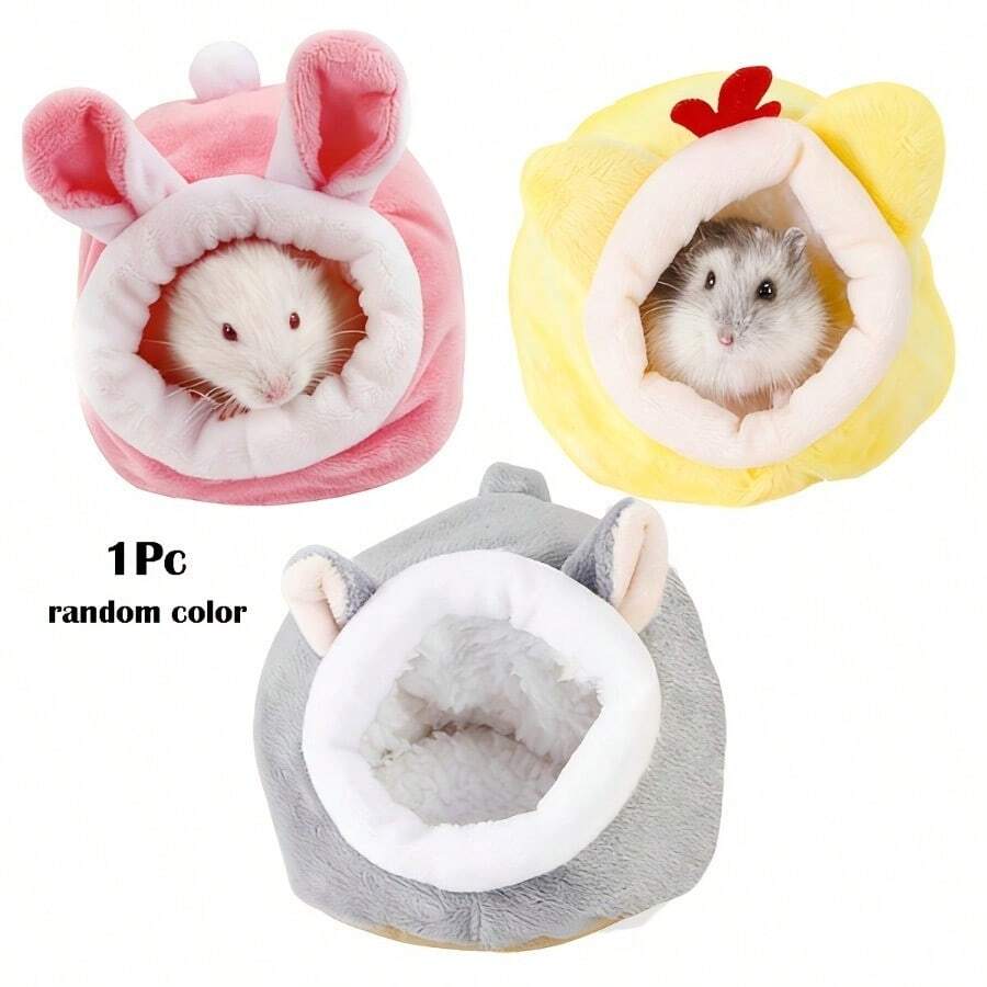 Autumn/Winter Low Temperature Warmth & Insulation, Provides Hiding For Small Pets, Relieves Stress & Anxiety, Daily Sleep & Rest In Cage, Hamster Winter Cold-Proof Hideout
