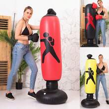 1pcs Indoor And Outdoor Inflatable Vertical Boxing Sandbags Are Used To Relieve Stress And Release Targets For Teenagers And Adults In Sanda Fitness Training Equipment - Multicolor - View 8