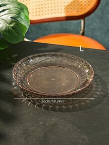 PET Material Durable Tray, Suitable For Snacks, Candies, Fruits, Dried Fruits And Nuts - Perfect For Home Living Room Decor, Weddings, Parties And Various Holiday Occasions - Amber - View 13