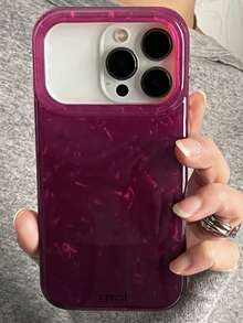 Casing Ponsel IMD Berkilau dengan Pola Riak Air Tidak Beraturan, Kompatibel dengan iPhone 17 Pro Max 17 Pro 17 16 Pro Max 16 Pro 16 15 Pro Max 15 Pro 15 14 Pro Max 14 Pro 14 13 Pro Max 13 Pro 13 12 Pro Max 12 Pro 12 11. Warna Merah Ceri Mengkilap Lembut, Hadiah Gaya Y2K untuk Gadis. - Merah ceri - View 2