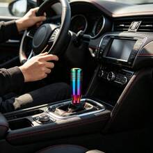 1pc Universal Aluminum Alloy Gear Shift Knob 8.5CM Rainbow Metal Gear Shift Knob Modification Replacement Gear Shift Lever Head Car Metal Gear Shift Knob Modification - A - View 2