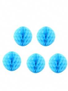 10/5 Stücke/Set 6-Zoll Papier-Wabenblumenbälle, dekorative Papier-Pompons, bunte hängende Blumenbälle, DIY-Papierbasteln, geeignet für Hochzeit, Party, Geburtstag, Versammlung, Heimdekoration - A - Übersicht 10