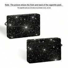BLBLBL 1PC Multicolor Luxury Shiny Electronic Cigarette Pod Case Portable Keychain Holder FOR TEREA, Suitable For Beauty Enthusiasts Daily Use, Decorated With 9000 Rhinestones 720° Wrapped, More Sparkling Under Light Source - Multicolor - View 20