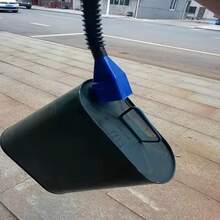 (2pcs: Funnel + Towel) Portable Retractable Folding Oil Funnel (With Quick-Connect Nozzle), Made Of Durable ABS Material, Supports Hands-Free Oil Pouring, Suitable For Car, Truck And Motorcycle Oil Change And Addition, Square Mouth Design - A - View 5