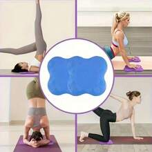 2pcs Thick Yoga Knee Pads, Yoga Pilates Exercise Mat, For Knee/Elbow/Wrist Support, Strength Training, Plank - A - View 6