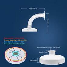 6 Inch Base Wall Mount Bracket For Dome Cameras IP CCTV Universal Pole Holder - View 7