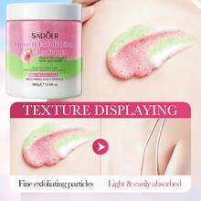 SADOER Fruit Bath Salt 3-Color Scrub - 360g, Deep Cleansing Body Exfoliating Scrub, Reduces Skin Texture, Body Care Scrub - Fruit Scrub - View 12