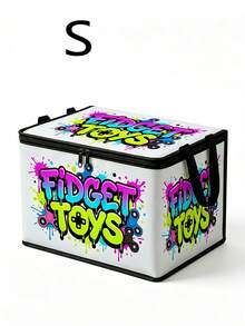 Foldable Multi-Functional Clothing Storage Box (Urban Street Graffiti Style) With Handle, Suitable For Home Closet Organization, Applicable For Travel, Moving, Camping And Underbed Storage - Multicolor - View 9