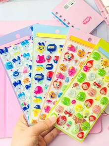 These Transparent 3D Crystal Embossed Water Drop Stickers Have A High-End Texture And Exquisite Appearance. Made Of Notebook Material, They Are Perfect For DIY Decoration Of Smartphones, Laptops, Suitcases, Cups, Skateboards, Notebooks, Guitars And Other Items. - Multicolor - View 7