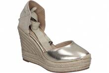 Women Wedges & Platform - 金色 - 查看 2