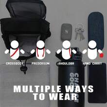 1pc 2nd Gen Magnetic Sling Bag, Lightweight Multi-Pocket Mini Phone Crossbody Bag For Daily Sports - Multicolor - View 6