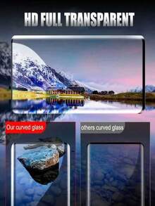 2pcs Curved Full Series High Definition Tempered Glass Screen Protector, Dust-Proof Full Coverage With No Gaps, Perfect Protection For Your Phone Against Damage, Scratch-Resistant And Wear-Resistant, Curved Edge, High Transparency And Clear Image Quality, The Ultimate Protection For Your Phone - Clear - View 7