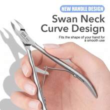 1pc Salon-Grade Professional Manicurist Ultra-Sharp Cuticle Trimmer, Trims Dead Skin, Calluses And Hangnails, Suitable For Nail Art Tools, Great Gift For Family, Friends And Loved Ones For Back To School, Halloween And Christmas - Multicolor - View 5
