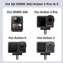 Dudukan Lepas Cepat Magnetik untuk Kamera Aksi, Adaptor Gigi Ganda dengan Bantalan Anti Selip Silikon dan Kunci Logam, Kompatibel dengan Kamera 360 dan Action 5 Pro/4/3, Hitam - View 3