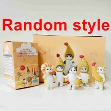 mofusand 1pc The Pop-Up Tempura Themed Blind Box, The Creative Fried Shrimp Shape Is Cute, Fun And Healing, And The Delicate Texture Desktop Decoration Is Suitable For All Kinds Of Festivals. It Is A Good Thing For Collection Lovers. (Stochastic Style) - Multicolor - View 9