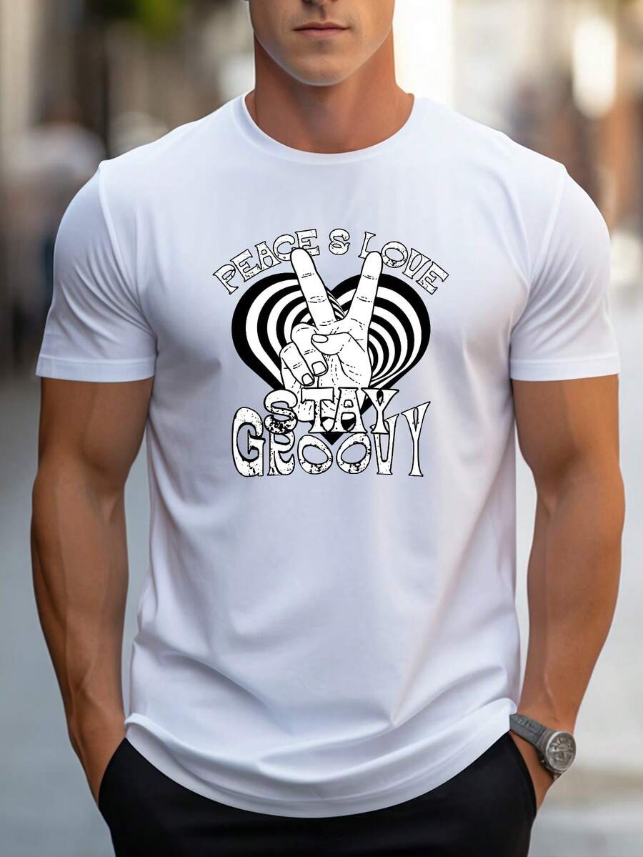 Men T-Shirts - White - View 1