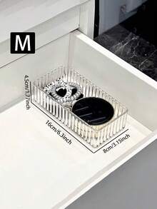 7pcs/6/5/1 Transparent Makeup Storage Box, Makeup Drawer Organizer, Makeup Display Rack, Storage Box Dispenser, Cosmetic Tool Storage Box, Drawer Desktop Organizer, Drawer-Style Makeup Storage Box - Multicolor - View 12