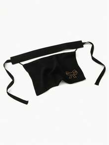 1PC Women's Fashion Minimalist Gold-Sprinkled Butterfly Niqab, Thin Breathable Face Veil, Elegant Muslim Accessory For Hijab And Abaya Daily Wear - Solid Color - View 7