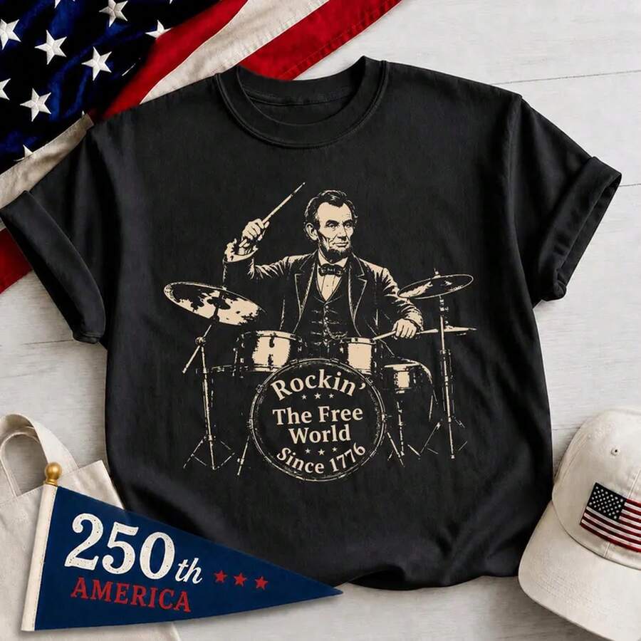 Men T-Shirts - 黑色 - 查看 1