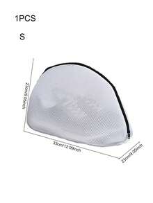 Mesh Shoe Bag With Zipper, Suitable For Washing Machine, Travel Clothing Storage Bag, Household Shoe Washing Bag, Specialized Filter Anti-Deformation Laundry Bag For Shoes, Shoe Accessories, Shoe Storage, Shoe Box, Shoe Organizer Bag, Shoe Bag, Room Miscellaneous Storage Bag, Travel Storage Bag, Drawstring Shoe Bag, Shoe Cover, Portable Dust-Proof Bag, Unisex, Travel Essential, Cruise Essential, Vacation Essential - Black and White - View 10